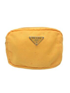 Prada Pouch Nylon Yellow
